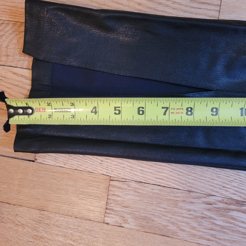 Amanda Uprichard X REVOLVE Malta Faux Black Leather Pants Size Large NWOT - Picture 8 of 15